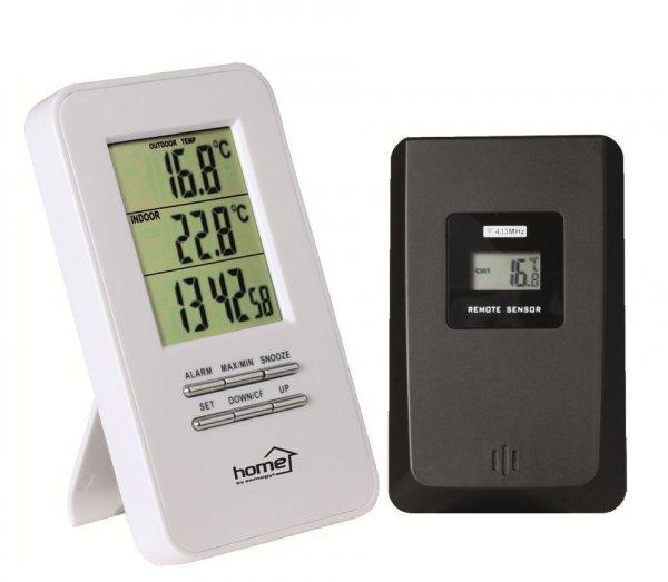 HOME HC 11 Vezeték nélküli külső, belső hőmérő, ébresztőórával