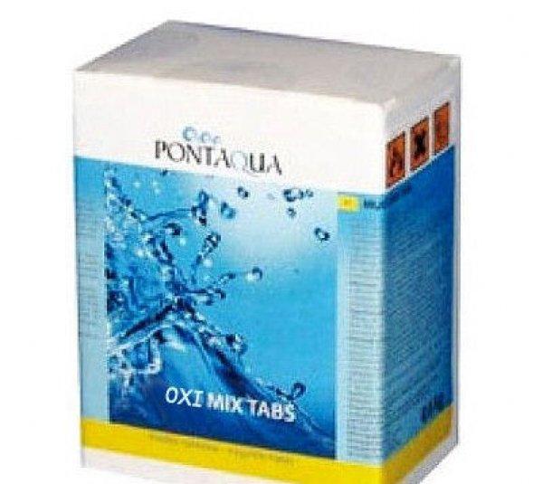 PoolTrend / PontAqua OXI MIX TABS kettős hatású medence fertőtlenítő
klórtabletta, 5 db tasak / doboz