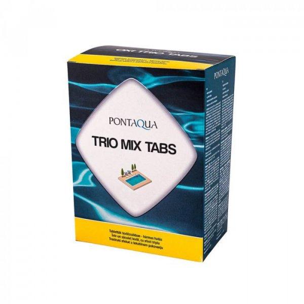 PoolTrend / PontAqua TRIO MIX TABS hármas hatású medence fertőtlenítő
klórtabletta, 5 db tasak / doboz