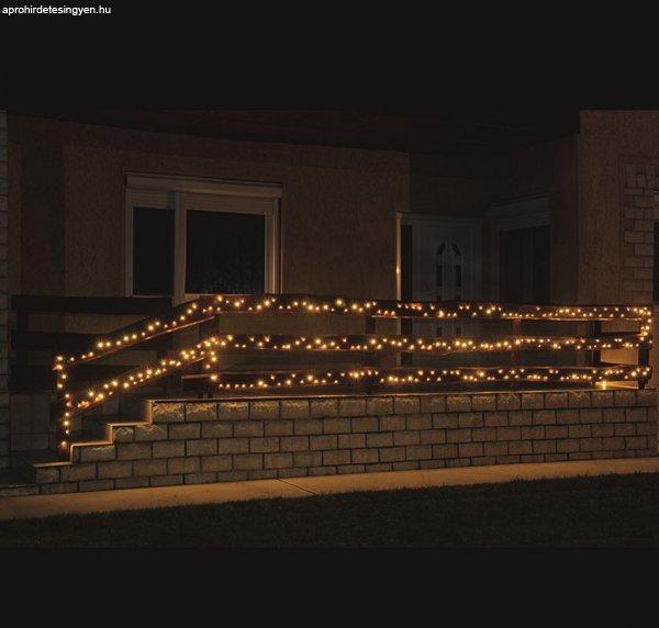 HOME KKL 500C/WW Kültéri LED-es fényfüzér, 35 m hosszú, 500 db meleg
fehér fényű LED-del, állófényű