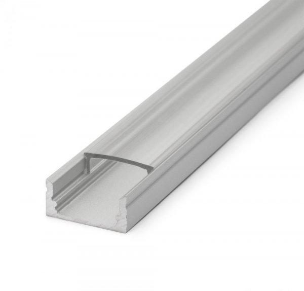 Phenom 41010T1 LED aluminium profil takaró búra a 41010A1 típusú profil
sínhez, átlátszó, 1000 mm hosszú