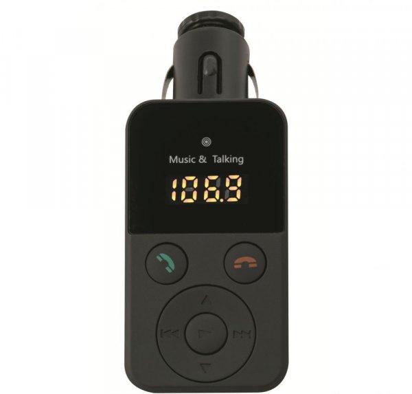 HOME FMBT 270 Mobiltelefon kihangosító és Bluetooth FM modulátor
(transzmitter), 4 in 1