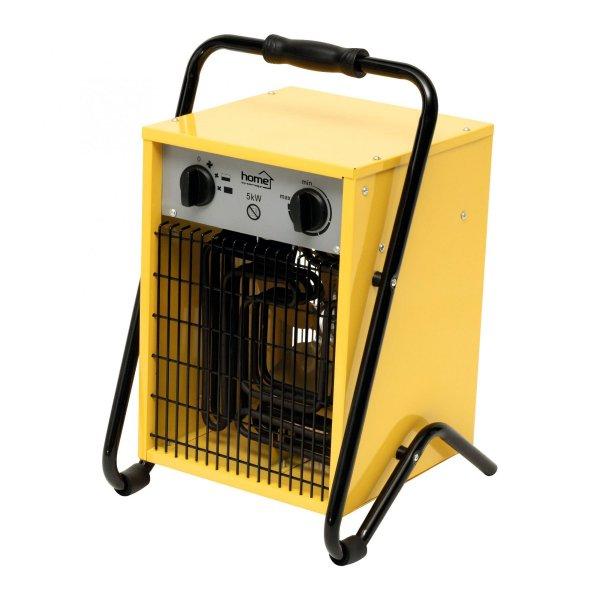 HOME FKI 50 Ipari, hordozható ventilátoros fém házas fűtőtest,
hősugárzó, sárga, 5000 W