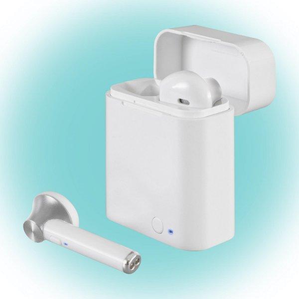 SAL TWS 1/SL Vezeték nélküli Bluetooth TWS fülhallgató dokkolóval, fehér