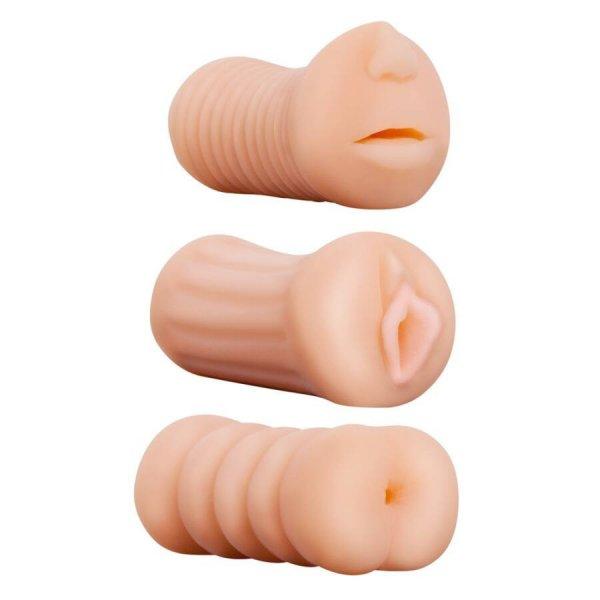 Zsebhoki szett (3db) - Juicy műpunci, száj, popsi