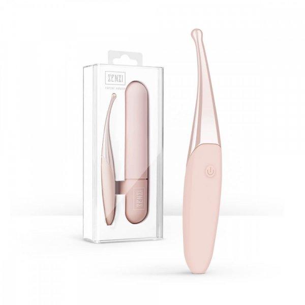 Senzi - akkus, vízálló csiklóvibrátor (pink)