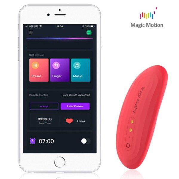 Magic Motion Nyx - vízálló csiklóvibrátor (korall)