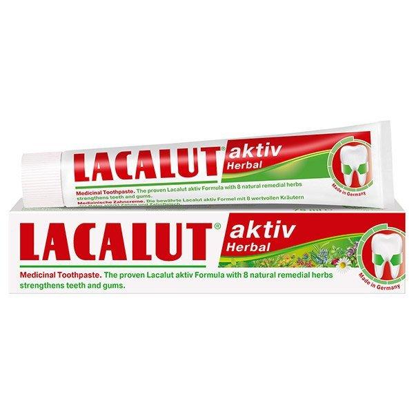 Lacalut aktiv fogkrém herbal 75 ml