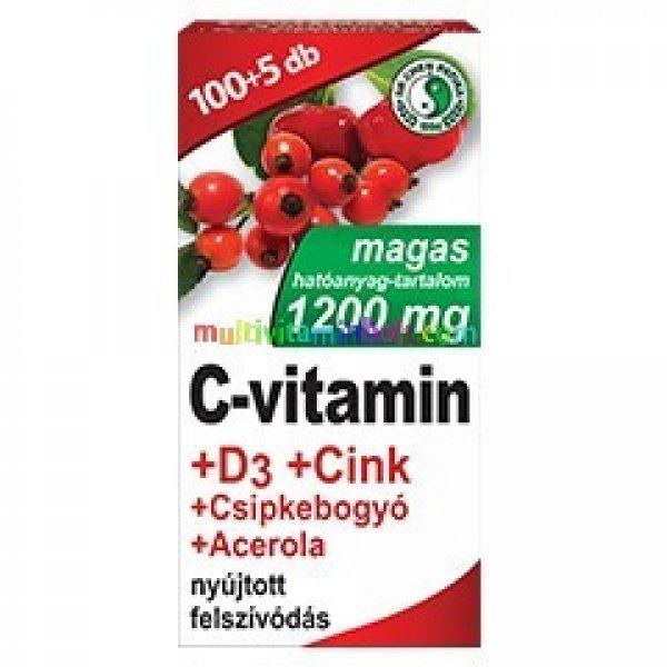 1200 mg C-vitamin + D3-vitamin 105 db filmtabletta, nyújtott felszívódású -
Dr. Chen