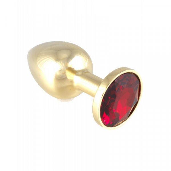 Butt Plug Metal With Crystal análdugó