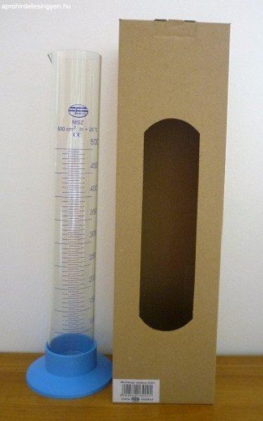 Mérőhenger üveg oszt. 0,5 dobozos