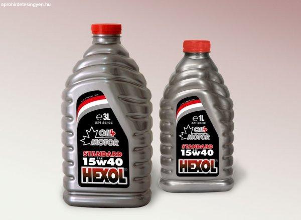 HEXOL STANDARD 15W40 (1.) 1-208 literes kiszerelésekben