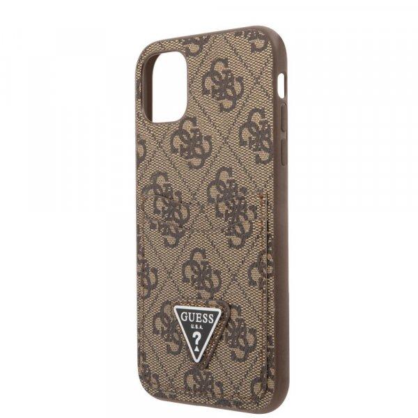 Guess 4G Saffiano Double Card Apple iPhone 13 Pro (6.1) hátlapvédő tok barna
(GUHCP13LP4TPW)