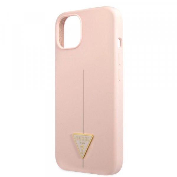 Guess Silicone Line Triangle Apple iPhone 13 Pro (6.1) hátlapvédő tok pink
(GUHCP13LSLTGP)
