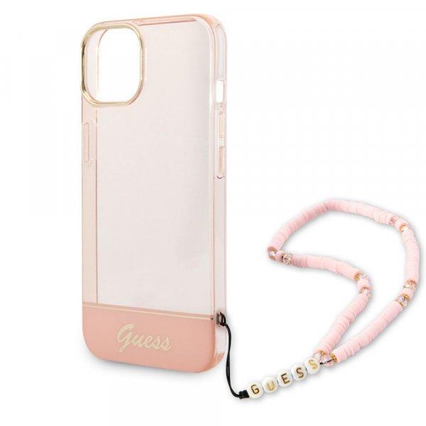 Guess Apple iPhone 14 Plus (6.7) PC/TPU Camera Outline Translucent hátlapvédő
tok pink (GUHCP14MHGCOHP)