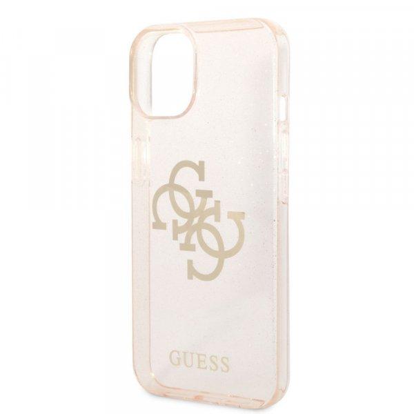 Guess Apple iPhone 14 Pro Max (6.7) Big 4G Full Glitter hátlapvédő tok arany
(GUHCP14XPCUGL4GGO)
