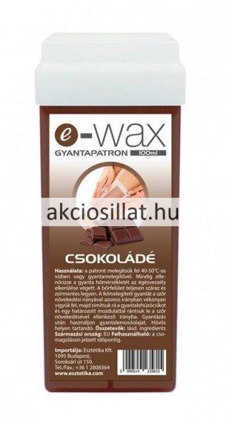 E-Wax Gyantapatron Csokoládé széles görgőfejjel 100ml