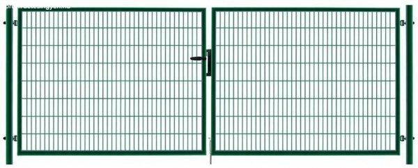 Gate METALTEC DUO 3580/1450 / 100x50 mm, double wing, garden, anthracite, ZN +
PVC, RAL7016