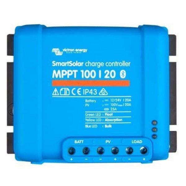 Töltésvezérlő SmartSolar MPPT 100/20 12/24/48V-20A