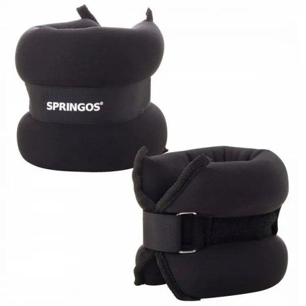 Bokasúly, Kéz-lábsúly 2×2,5 kg Sötétszürke Neopren Premium Ultrasoft
Springos