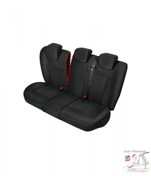 Poseidon Méretezett Üléshuzat A Hátsó Ülésre Fekete Peugeot 207