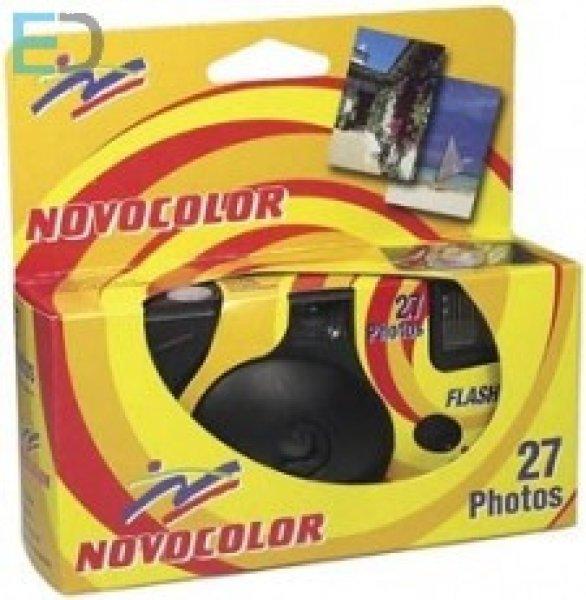 Novocolor Flash 400-27 NEW egyszerhasználatos, vakus eldobható
fényképezőgép