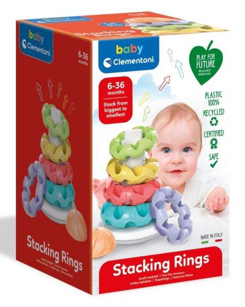 Clementoni Baby gyűrűpiramis fejlesztőjáték