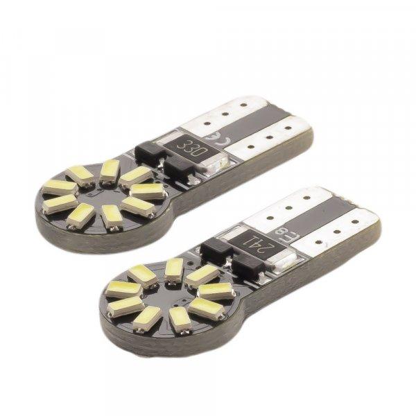 Autós LED - CAN126 - T10 (W5W) - 180 lm - can-bus - SMD 3W - 2 db / bliszter
50773