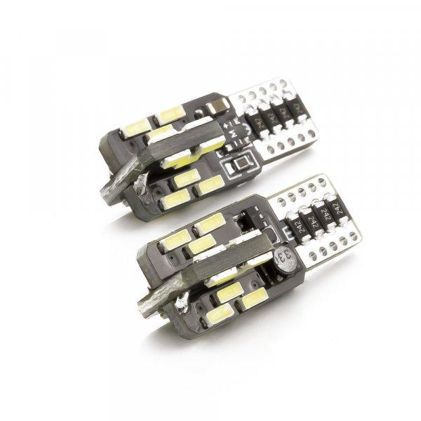 Autós LED - CAN128 - T10 (W5W) - 240 lm - can-bus - SMD 3W - 2 db / bliszter
50775