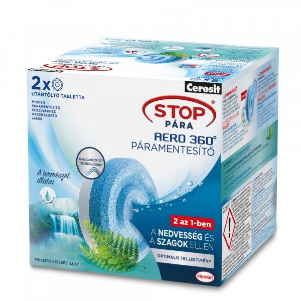 Ceresit Stop Pára utántöltő tabletta - "Frissítő vízesés" - 2
x 450 g H2629464