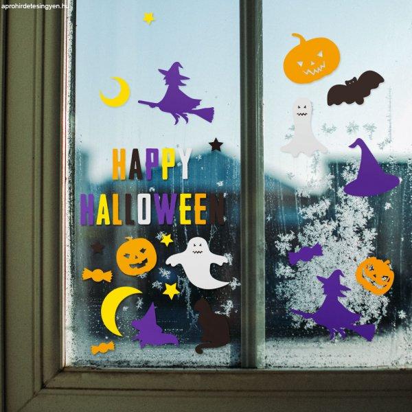 Halloween-i papír matrica szett - többféle motívum 58131