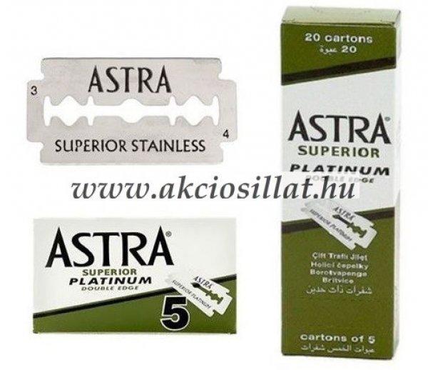 Astra Superior Platinum Double Edge hagyományos borotvapenge 5db