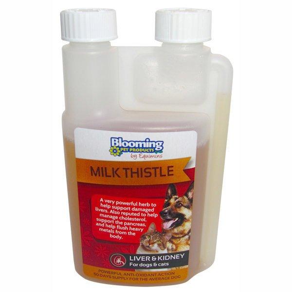Máriatövis (őszbogáncs) oldat a májműködés támogatására kutyáknak
és macskáknak 250 ml