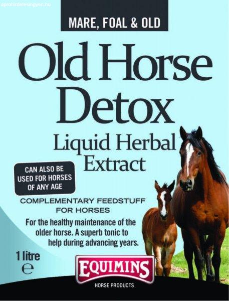 Old Horse Detox – ‘Öreg ló’ gyógynövényi oldat 1 liter lovaknak