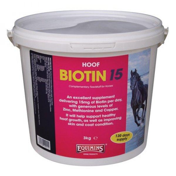 Biotin – 15 mg / adag biotin tartalommal 1kg vödör lovaknak