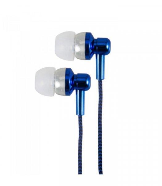 Astrum EB250 univerzális 3,5mm jack kék sztereó headset mikrofonnal,
szövetbevonatos kábellel, extra mély, prémium hangzással