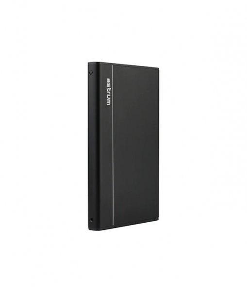 Astrum EN280 fekete 2.5" slim alumínium merevlemez (HDD/SSD) ház USB2.0 SATA-II/ SATA-III