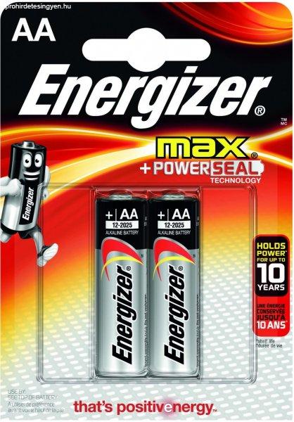 Energizer Max AA ceruza elem LR6 bl/2