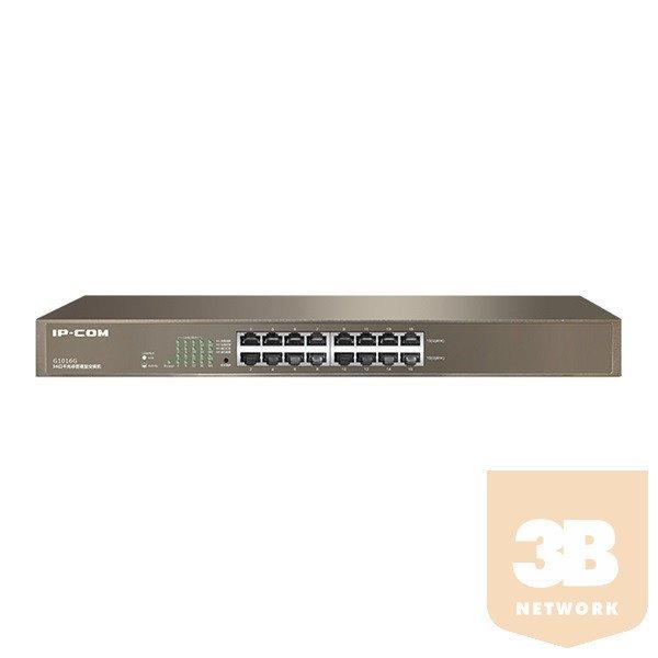 IP-COM Switch - G1016G (16 port 1Gbps; rackbe szerelhető)