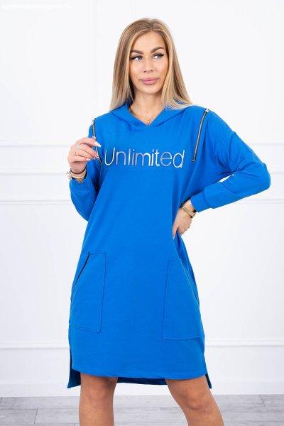 Unlimited ruha zsebekkel és cipzárral modell 9190 királykék szín