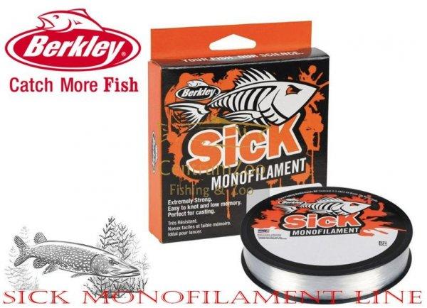 Berkley Sick Monofilament 300M 0,33Mm 9,7Kg 21Lb Clear (1558799) Monofil Zsinór