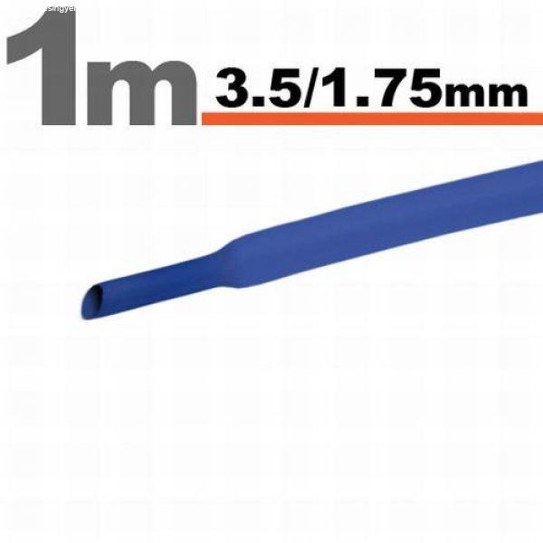 Zsugorcső 3,5mm/1,75mm kék