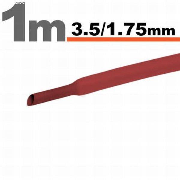 Zsugorcső 3,5mm/1,75mm piros