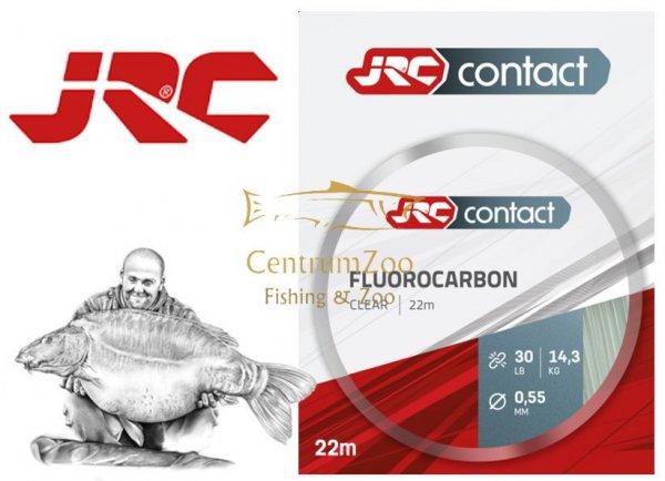 Jrc Contact Fluorocarbon Hooklink Clear 22M 20Lb Horogelőke (1553981)