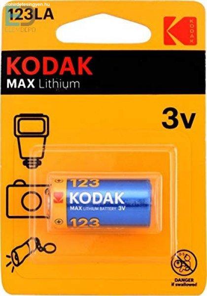 Kodak K-CR 123LA Lithium 3V CR123 CR17345