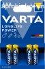 Varta Longlife Power (High Energy) AAA mikr elem (LR03) 490
