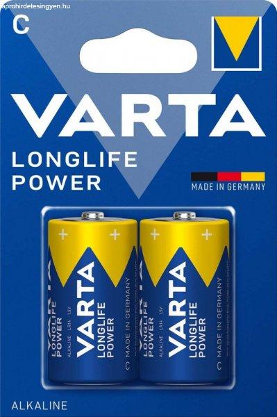 Varta Longlife Power (High Energy) C baby elem (LR14) BL/2