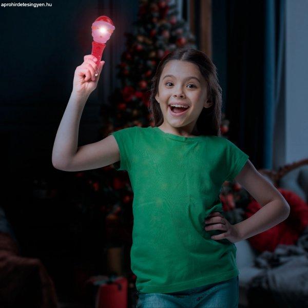 Karácsonyi LED lámpa színes LED-es 13,5 cm