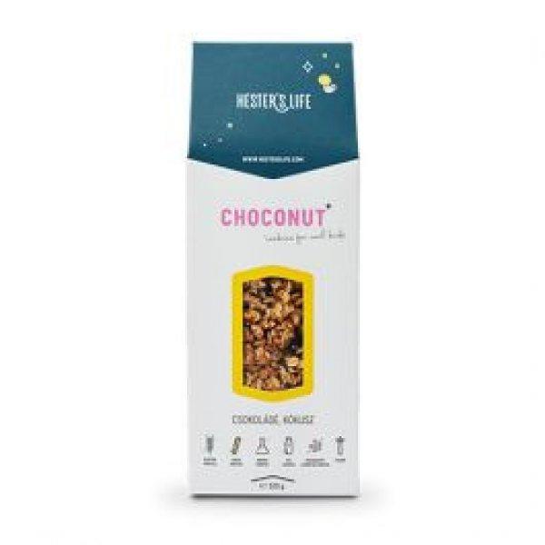 Hesters life choconut cookies csokoládés kókuszos gabonapehely 320 g