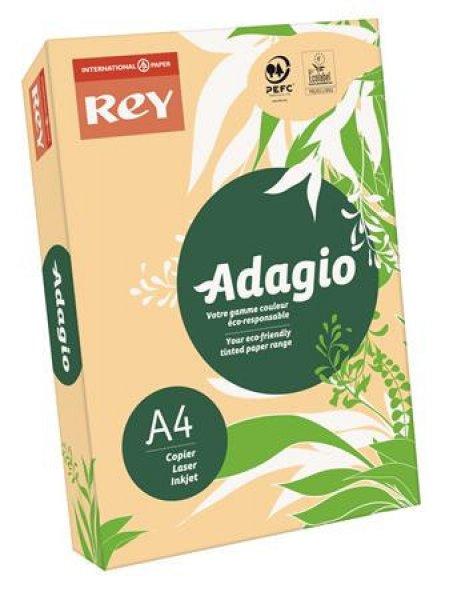 REY Adagio színes másolópapír, pasztell lazac, A4, 80 g, 500 lap/csomag
(Code 08)